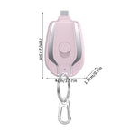 1500mAh Portable Charger Keychain